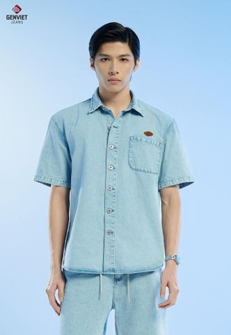 Áo Sơ Mi Jeans Cộc Tay Nam X3324J8705