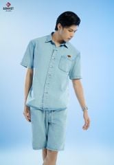 Áo Sơ Mi Jeans Cộc Tay Nam X3324J8705