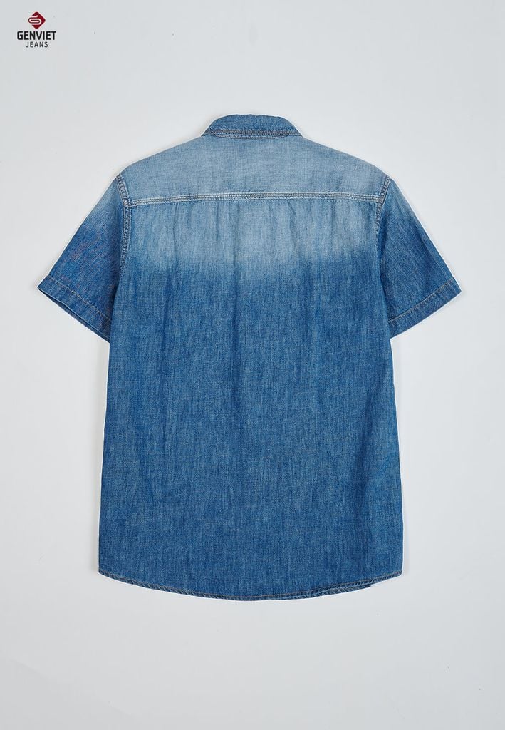 Áo Sơ Mi Jeans Cộc Tay Nam T3321J8568