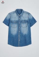 Áo Sơ Mi Jeans Cộc Tay Nam T3321J8568