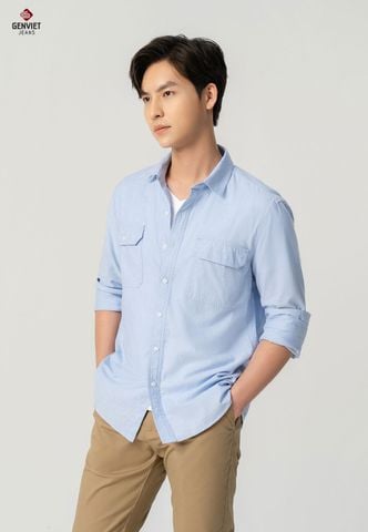 Áo Sơ Mi Dài Tay Nam T3123C8539