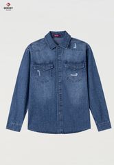  Áo Sơ Mi Dài Tay Nam Jeans Ôm Vừa T3121J8423 