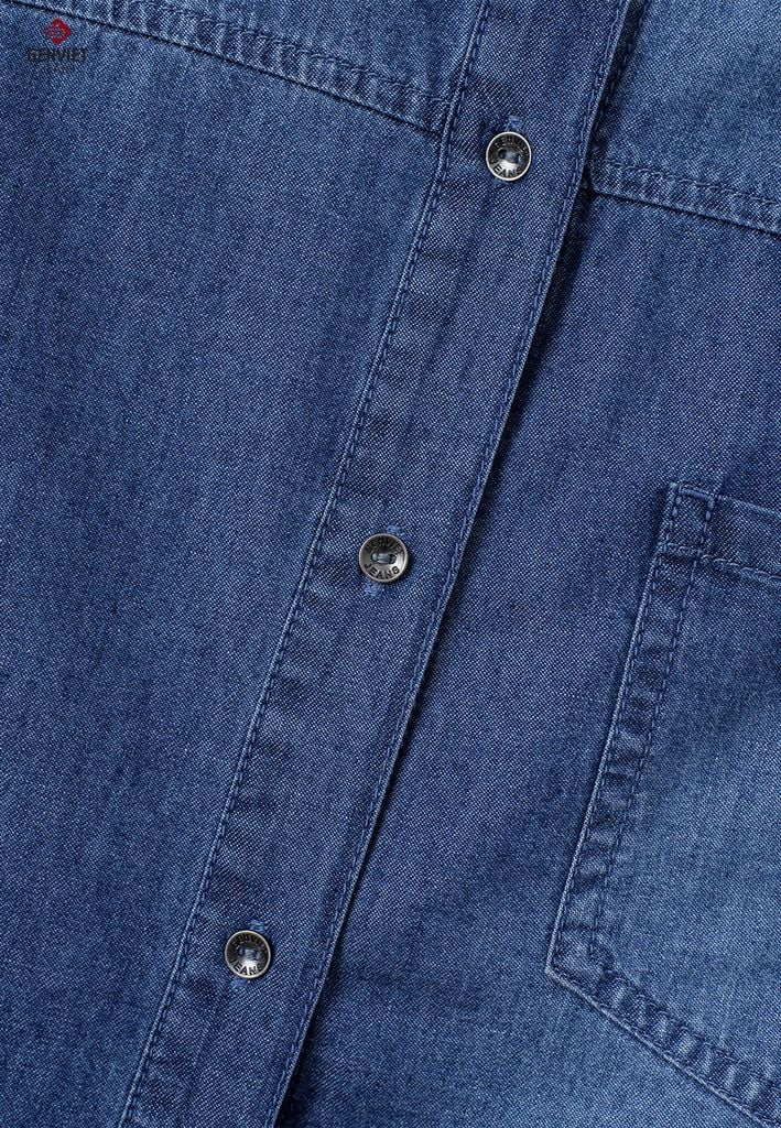 Áo Sơ Mi Jeans Dài Tay Nữ TA124J8425