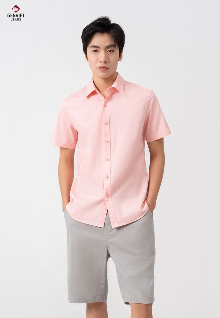 Áo Sơ Mi Cộc Tay Nam T3321C8571
