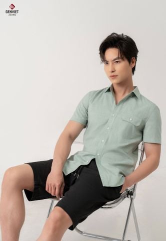Áo Sơ Mi Cộc Tay Nam T3321C8636