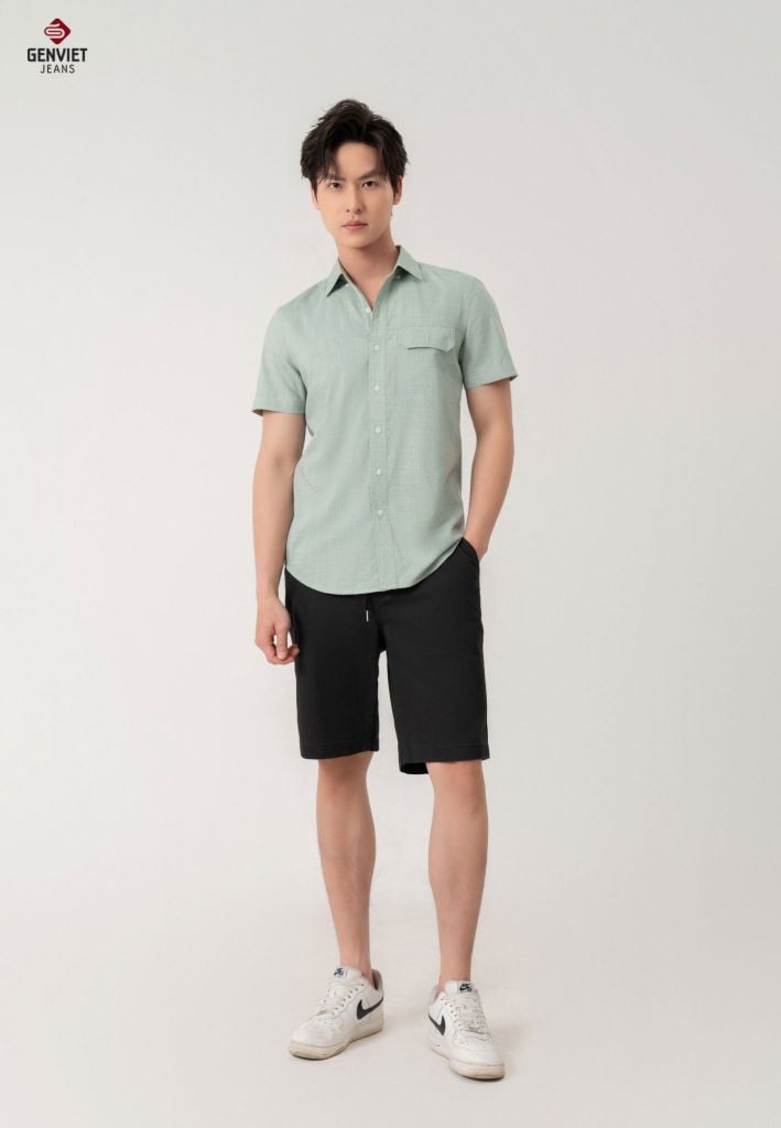 Áo Sơ Mi Cộc Tay Nam T3321C8636