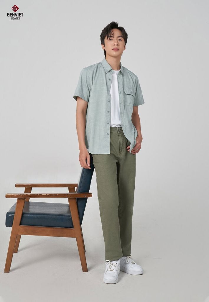 Áo Sơ Mi Cộc Tay Nam T3321C8636