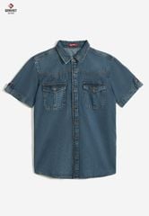 Áo Sơ Mi Jeans Cộc Tay Nam T3321J8194