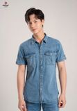  Áo Sơ Mi Cộc Tay Nam Jeans Ôm Vừa T3321J8194 