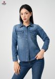  Áo Sơ Mi Dài Tay Nữ Jeans Suông Vừa TA123J8429 