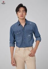 Áo Sơ Mi Jeans Dài Tay Nam T3121J8423