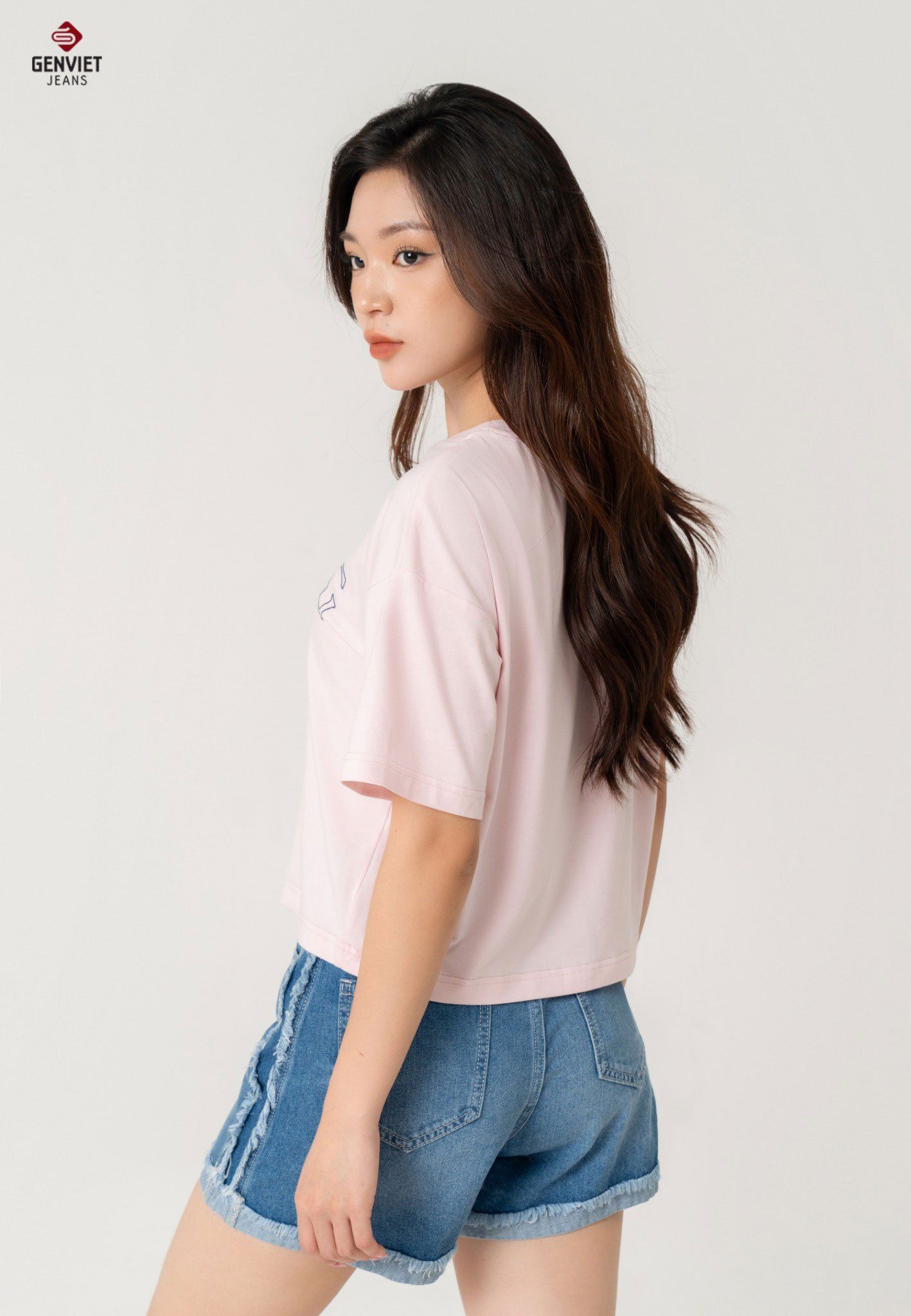  Áo Thun Cộc Tay Nữ Cotton Croptop TC329T8561 