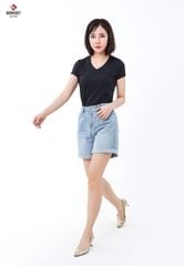 Áo Thun Cộc Tay Nữ Cotton Suông Vừa TC323T8231