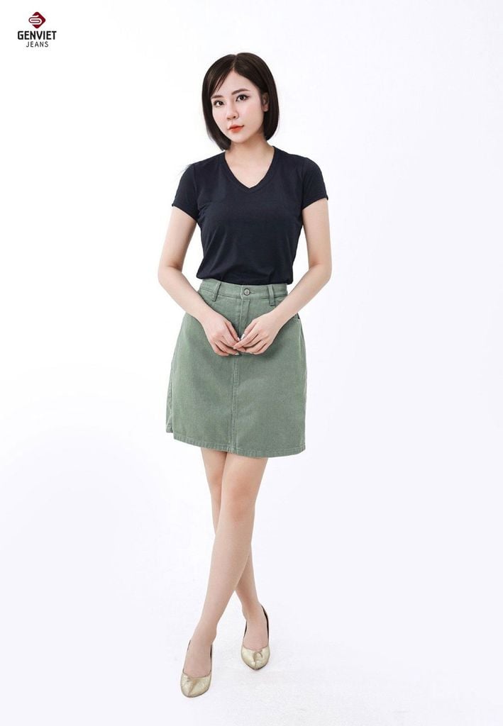 Áo Thun Cộc Tay Nữ Cotton Suông Vừa TC323T8231