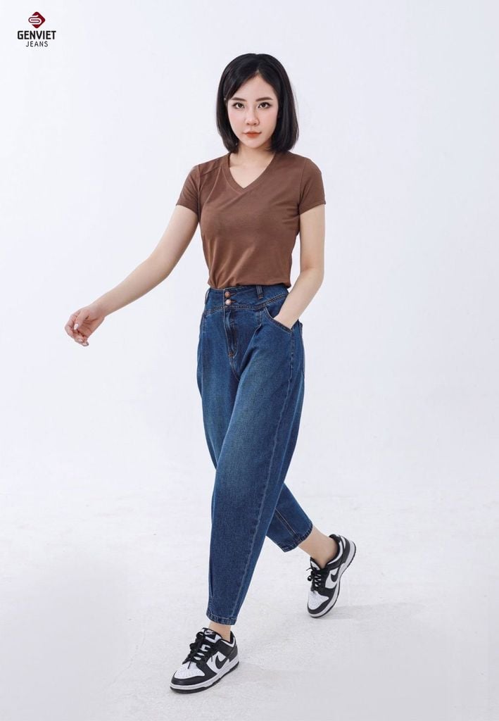 Áo Thun Cộc Tay Nữ Cotton Suông Vừa TC323T8231