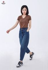 Áo Thun Cộc Tay Nữ Cotton Suông Vừa TC323T8231