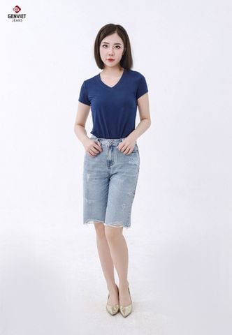 Áo Thun Cộc Tay Nữ Cotton Suông Vừa TC323T8231