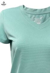 Áo Thun Cộc Tay Nữ Cotton Suông Vừa TC323T8231