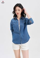 Áo Sơ Mi Jeans Dài Tay Nữ TA123J8171