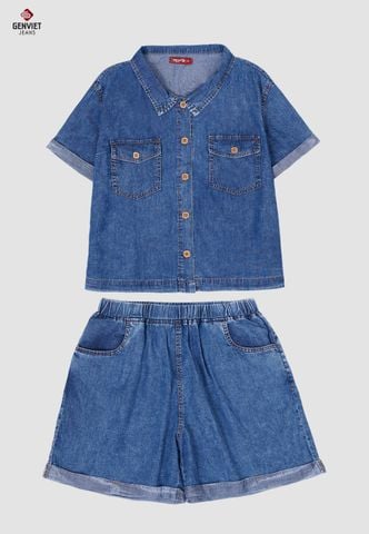 Bộ Jeans Bé Trai Jeans Suông Vừa KE223J8301