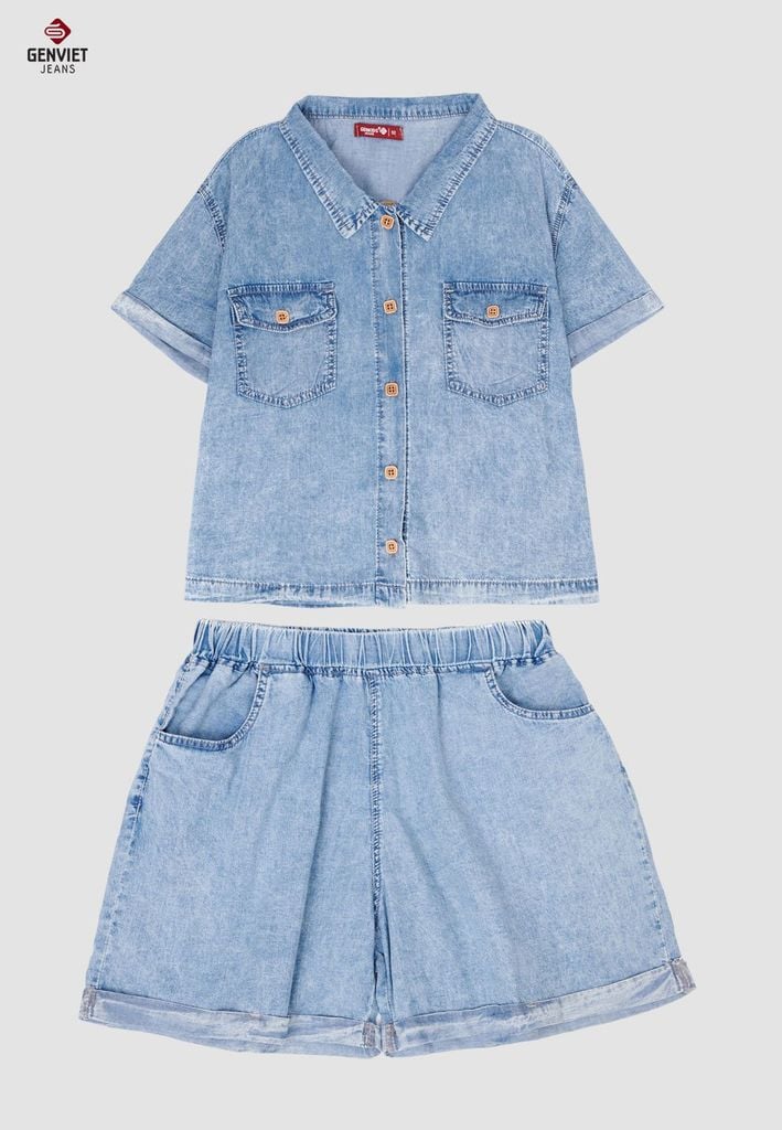 Bộ Jeans Bé Trai Jeans Suông Vừa KE223J8301