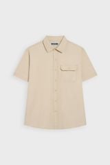 Áo Sơmi Cotton Cộc Tay Nam Suông Vừa TA1123C08927