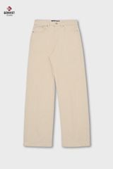 Quần Dài Jeans Nữ Suông Vừa