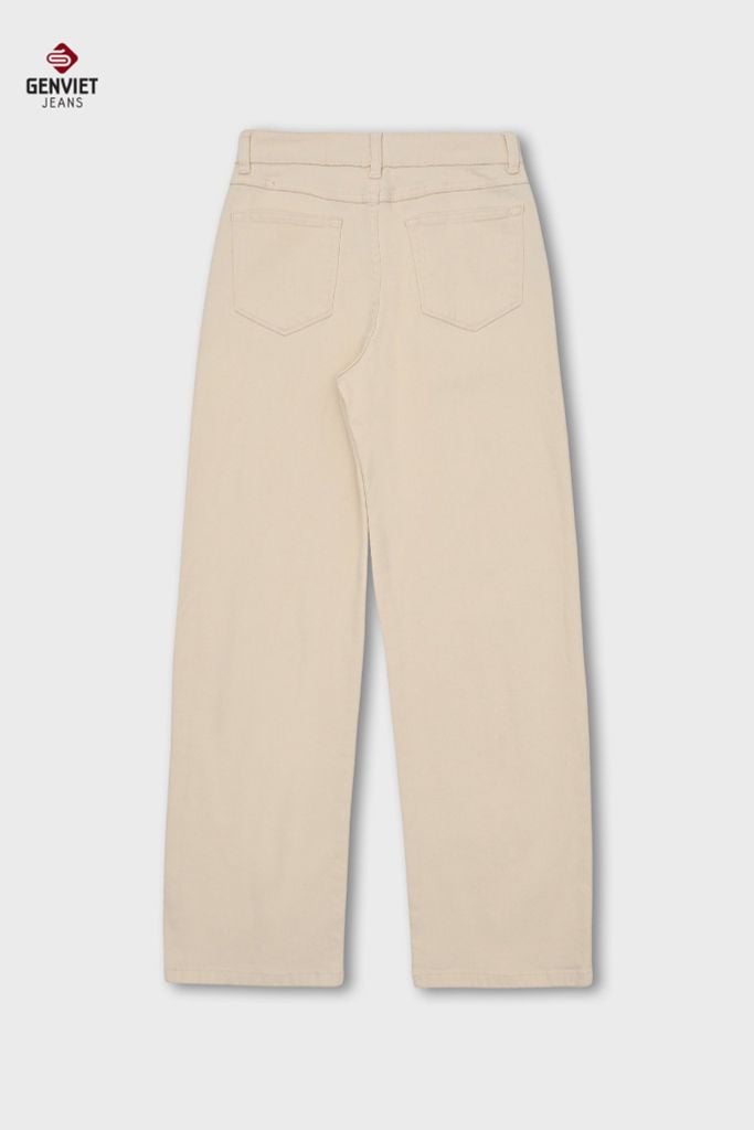 Quần Dài Jeans Nữ Suông Vừa