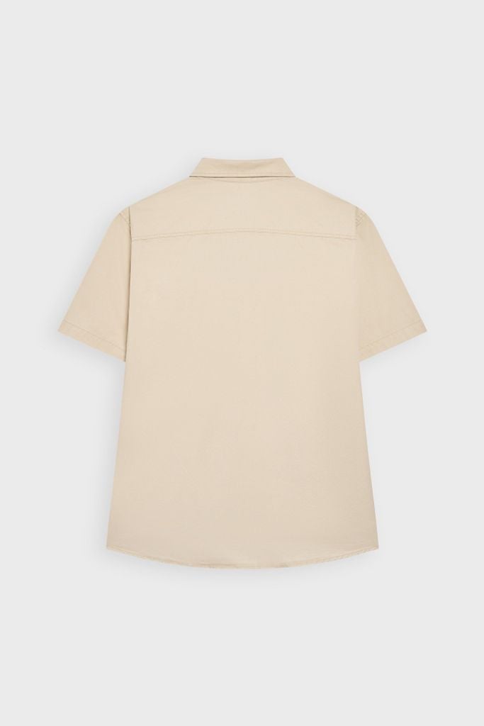 Áo Sơmi Cotton Cộc Tay Nam Suông Vừa TA1123C08927