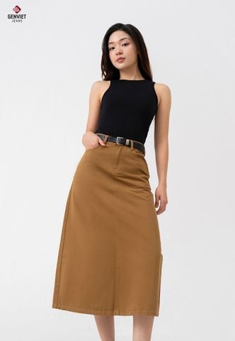 Juyp Kaki Nữ Dáng Suông TJ228K8552
