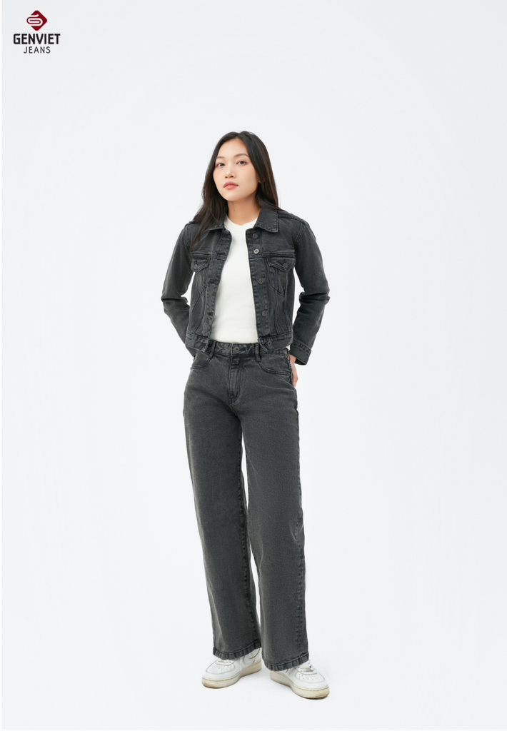 Áo Khoác Jeans Nữ Croptop XK1229J08833