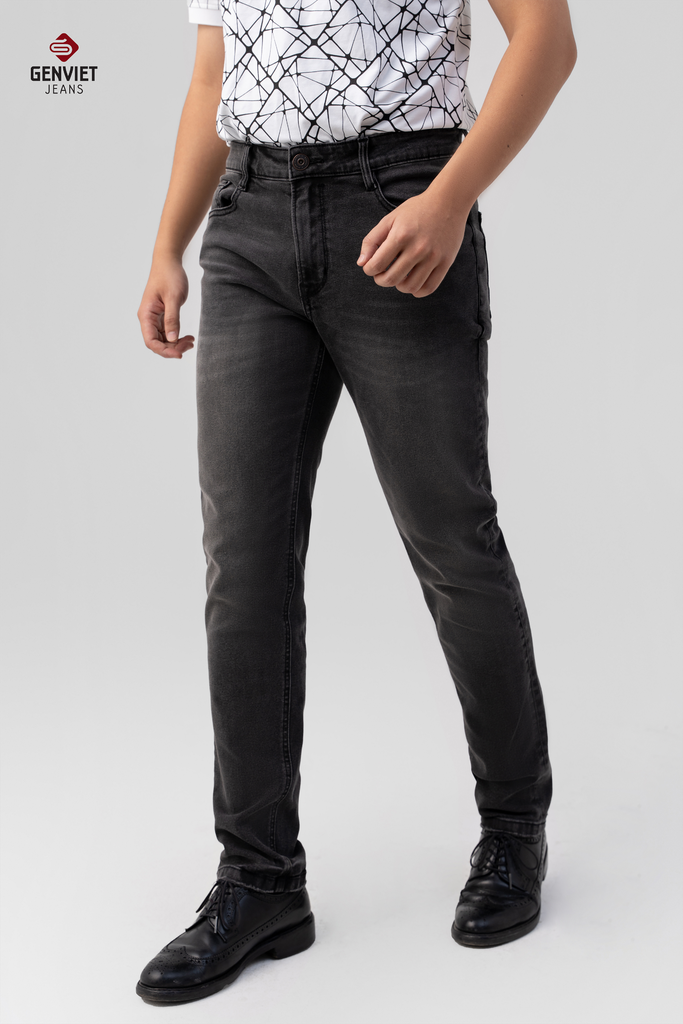 Quần Jeans Nam Ống Col Vừa TQ1103J08747