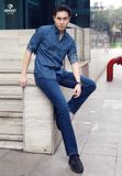  Áo Sơ Mi Dài Tay Nam Jeans Suông Vừa D3123J8164 