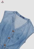 Đầm Nữ Jeans Sợi Cotton USA Xòe Trẻ Trung TD127J8548 