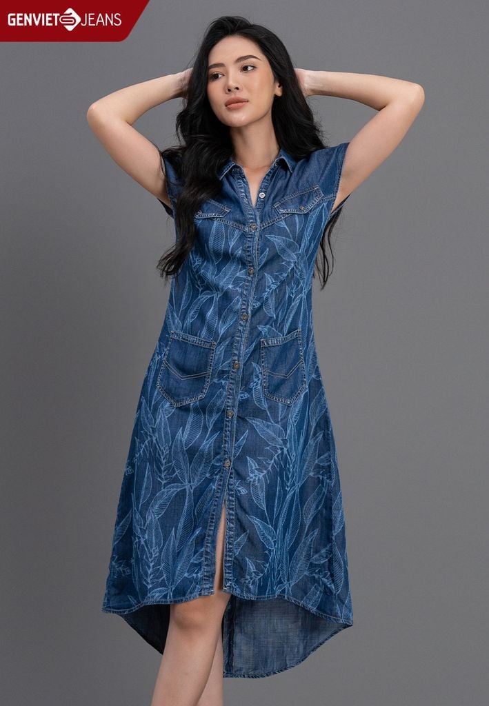 Đầm Jeans Nữ XD324J8177