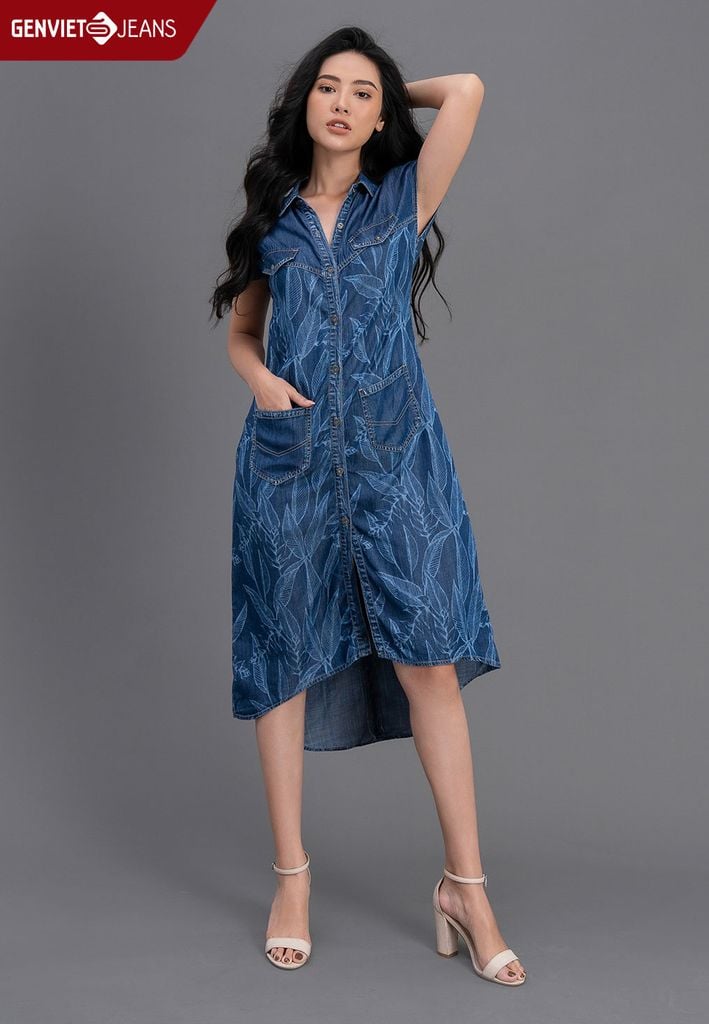 Đầm Jeans Nữ XD324J8177