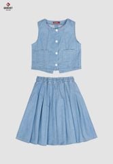 Set Bộ Jeans Bé Gái Xòe KE227J8697