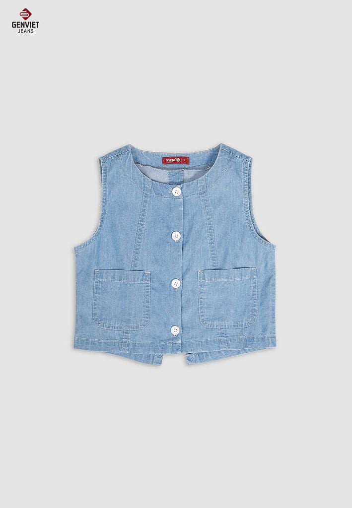 Set Bộ Jeans Bé Gái Xòe KE227J8697