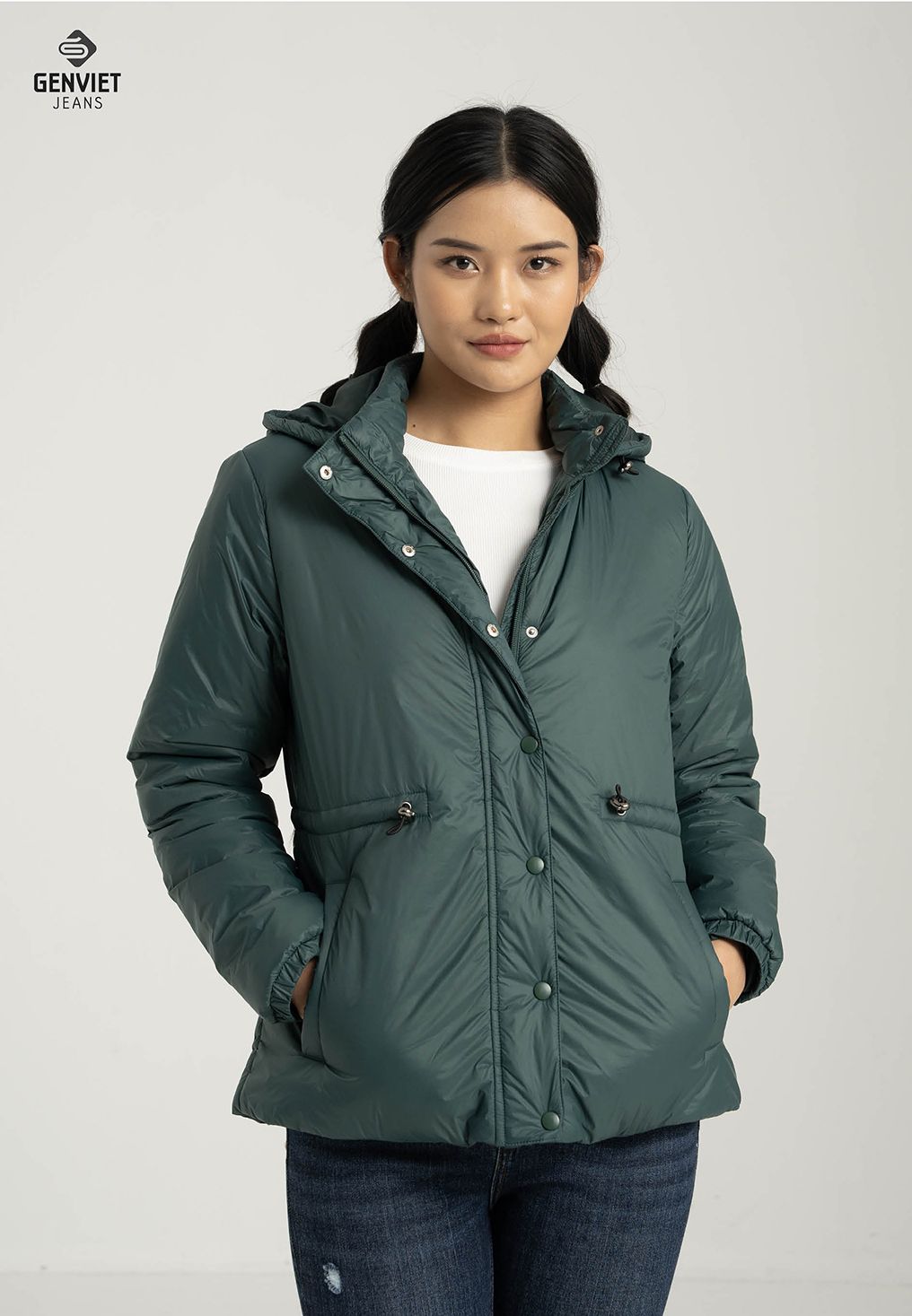  Áo Khoác 3 Lớp Nữ Gió Parka DB130G8074 