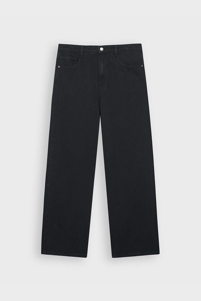 Quần dài jeans nữ dáng suông vừa DQ1223J08980