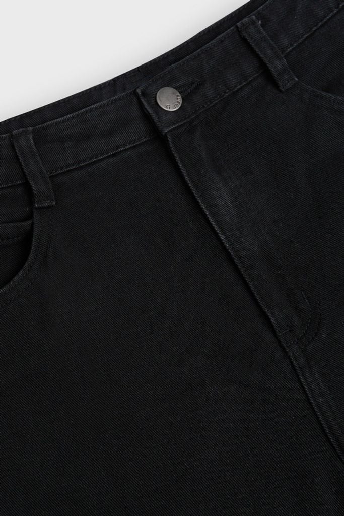 Quần dài jeans nữ dáng suông vừa DQ1223J08980