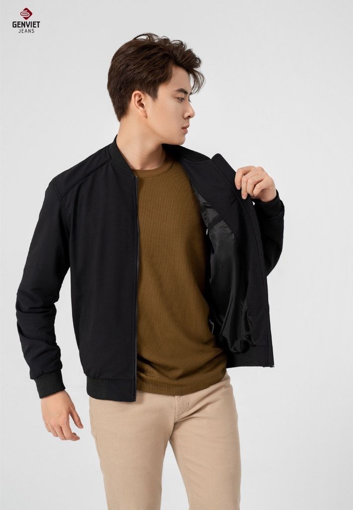 Áo Khoác 2 Lớp Nam Suông Vừa