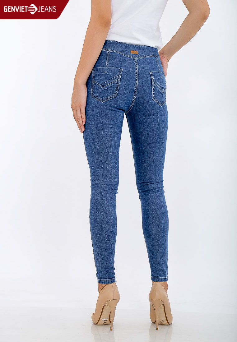  Quần Dài Nữ Jeans Col Ôm DQ102J481 