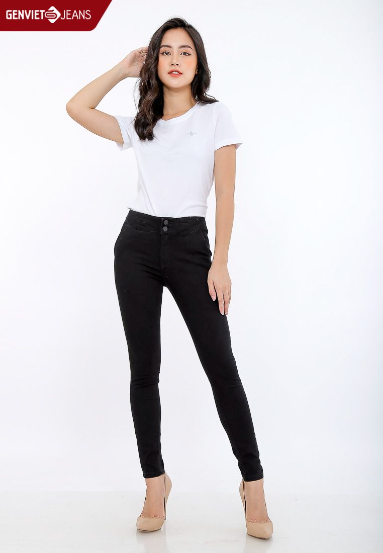  Quần Dài Nữ Jeans Col Ôm DQ102J481 