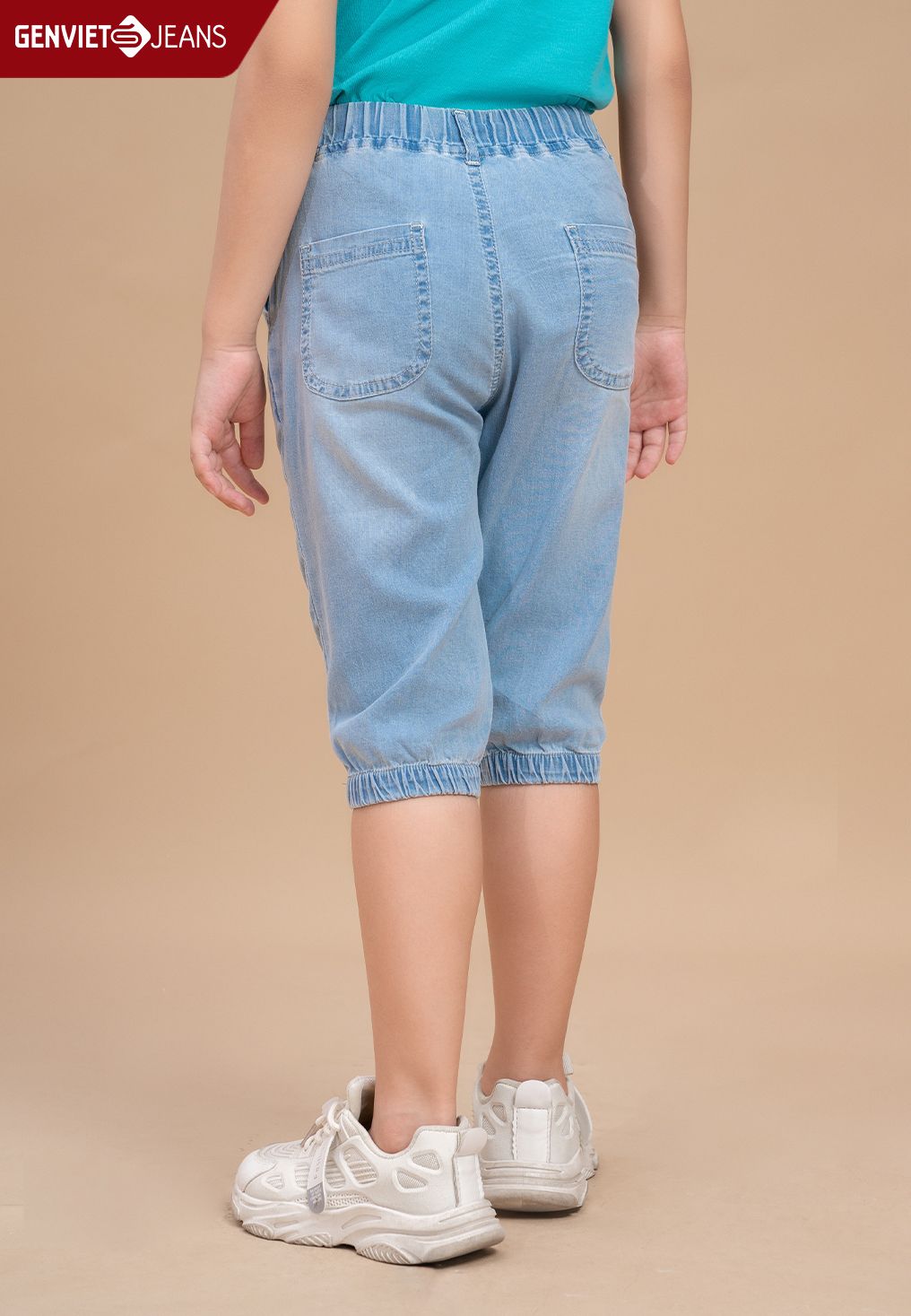  Quần Ngố Bé Gái Jeans Jogger NQ311J1795 