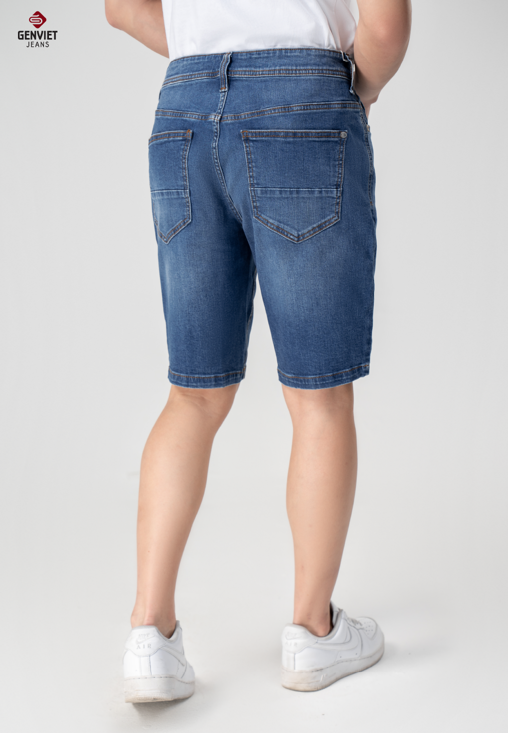  Quần Ngố Nam Jeans Col Cơ Bản D1303J8208 