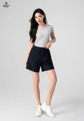 Quần Sooc Nữ Jeans Suông DQ424J8237