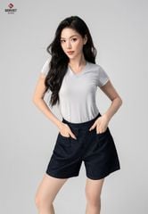 Quần Sooc Nữ Jeans Suông DQ424J8237