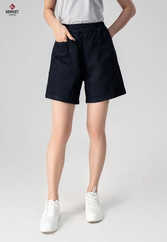 Quần Sooc Nữ Jeans Suông DQ424J8237