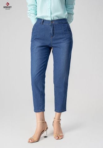 Quần Jeans Nữ Dáng Baggy DQ106J8338